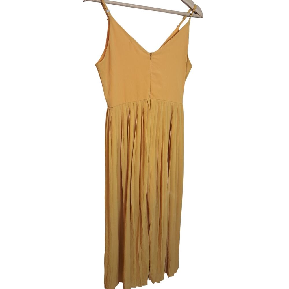 Six One Eight Yellow Strappy Maxi Dress Formal Summer Sz S - Picture 3 of 6